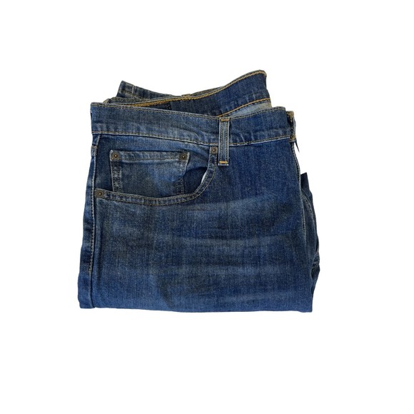 NEW Levis 505 Regular Fit Classic Men’s Jeans Size 40x32 Blue Cotton Den… - Picture 3 of 9